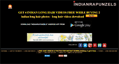 Desktop Screenshot of indianrapunzels.com
